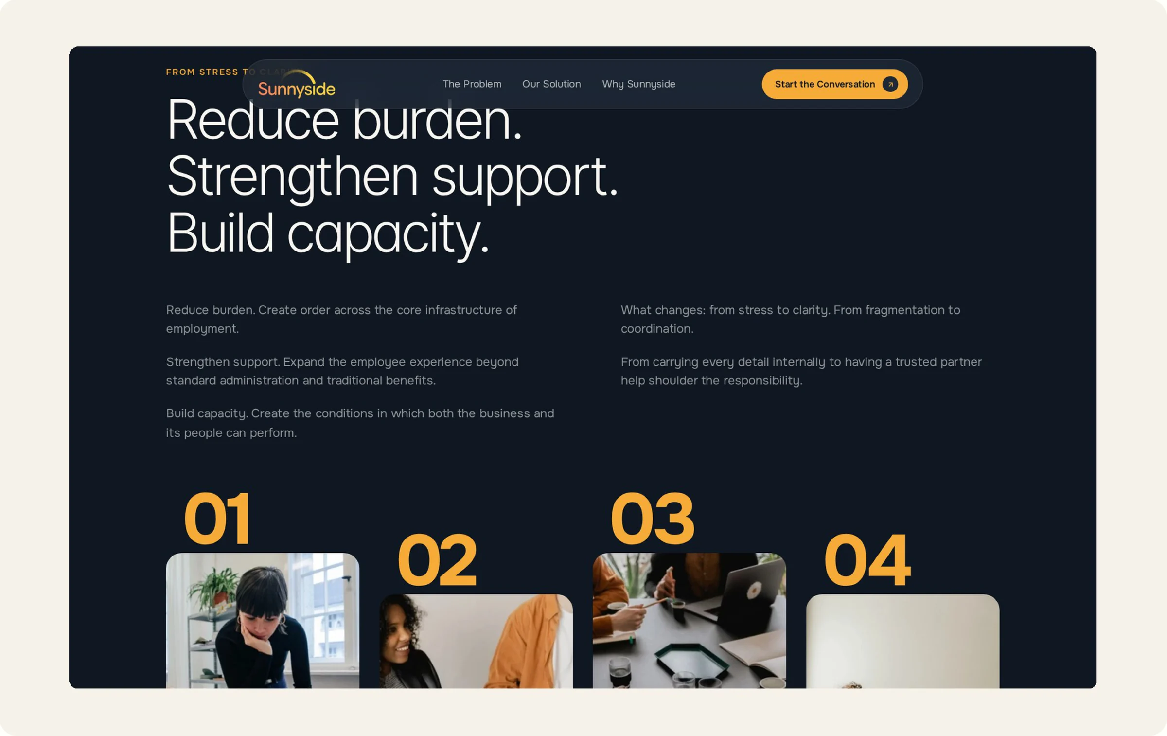 Sunnyside · how it works