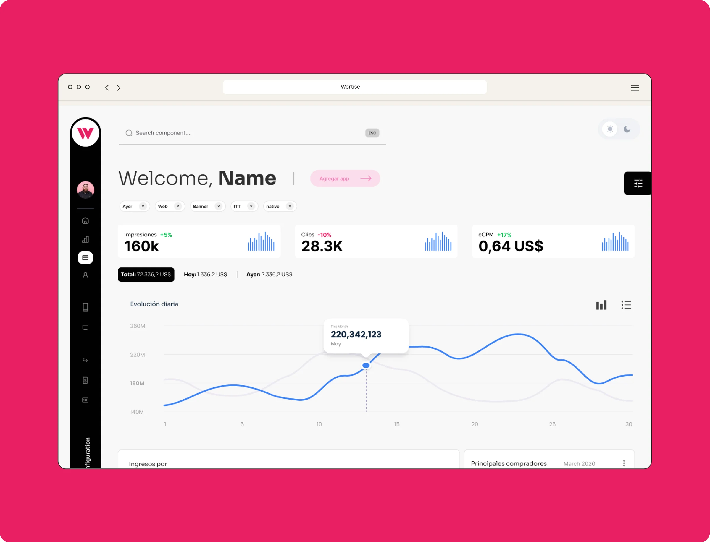 Wortise — Revenue, reports and payments for your apps, in one dashboard.